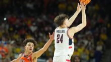 Braylon Mullins' dagger 3 sends UConn to their 3rd title game in 4 years