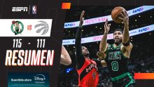Con lo justo, los Celtics vencieron 115-111 a los Raptors