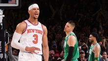 Knicks stay alive in race for No. 2 seed in East, beat Celtics in Tatum's return to MSG