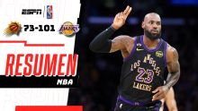 LeBron James anota 28 puntos y lidera a los Lakers sobre Suns