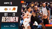 Cómodo triunfo de los Lakers ante los Suns