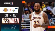 ¡Los Lakers de Lebron James vencieron al Jazz y terminaron cuartos en el Oeste!