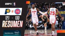 Los Pistons vencieron a los Pacers y cerraron su temporada regular de gran manera