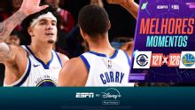 Partidaça de Gui Santos e Curry em remontada incrível dos Warriors contra os Clippers; VEJA