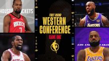 LeBron-KD square off in Round 1 of Western Conference playoffs
