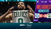 Tatum brilha, Celtics batem 76ers e saem na frente nos playoffs da NBA; melhores momentos