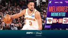 Hawks reagem, batem Knicks com desfecho alucinante e igualam a série nos playoffs da NBA; VEJA como foi