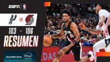 Ajustada victoria de Portland para igualar la serie ante los Spurs