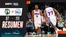 ¡Philadelphia venció a Boston en el TD Garden y puso el 1-1 en la serie!