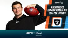 Futuro quarterback dos Raiders! Deivis Chiodini projeta Fernando Mendoza como primeira escolha do Draft da NFL de 2026