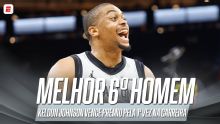 VEJA os melhores momentos de Keldon Johnson, melhor sexto homem de 2025-26 na NBA
