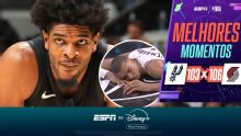 Em partidaça de Scoot Henderson e lesão de Wembanyama, Trail Blazers batem Spurs e igualam série