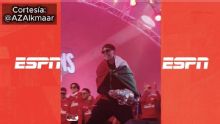 Mateo Chávez se robó los reflectores en los festejos del AZ Alkmaar