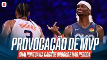 Provocou! Shai faz cesta na cara de Dillon Brooks e tira sarro do adversário; VEJA