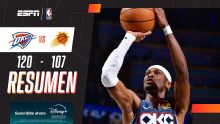 Oklahoma City Thunder estiró la diferencia en la serie ante Phoenix Suns