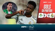 De Vinicius Jr. a Antony: brasileiros brilham no empate entre Betis e Real Madrid em LALIGA