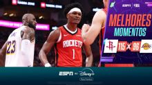 Rockets renascem no Jogo 4, batem Lakers e sobrevivem nos playoffs da NBA; VEJA como foi