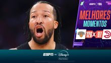 Jalen Brunson faz 39 pontos, Knicks arrasam os Hawks e abrem 3 a 2 na série