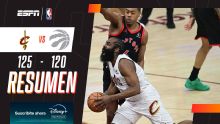 Cleveland derrotó 125-120 a Toronto y se puso en ventaja por 3-2 en la serie