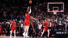 Barrett hits winning 3-pointer in OT as Raptors force Game 7, beat Cavaliers 112-100