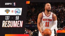 ¡Triunfo aplastante de los Knicks! Fue 137 a 98 en la primera semi de conferencia