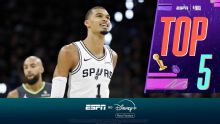 Toco de Adem Bona, bandeja de Wembanyama e mais: o top 5 da NBA desta quarta-feira