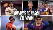 Magia de Lamine Yamal, categoria de Pedri e Dani Olmo e mais: os golaços do Barcelona em LALIGA