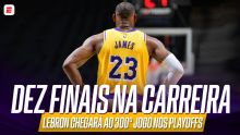 É muita história! VEJA os melhores lances de LeBron James nas Finais da NBA