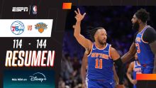 ¡Los Knicks fueron contundentes, barrieron a los Sixers y pasaron a la final del Este!
