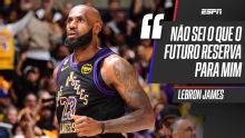 Vai aposentar? Após eliminação dos Lakers, LeBron despista futuro: 'Quando chegar a hora...'
