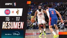 ¡Golpe de los Cavs: vencieron a los Pistons en Detroit y quedaron match point en la serie!