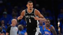 Wembanyama has 41 points, 24 rebounds and Spurs top Thunder 122-115 in 2OT to open West finals