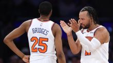 Jalen Brunson leads Knicks back from 22 down in the 4th for 115-104 win over Cavs in OT in Game 1