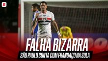 Que lambança! O 'frangaço' que originou gol de Luciano para o São Paulo na Sul-Americana; VEJA