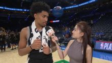 Dylan Harper talks epic Game 1 win over Thunder
