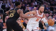 Jalen Brunson leads Knicks back from 22 down in the 4th for 115-104 win over Cavs in OT in Game 1