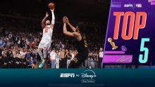 Cestaças de três de Brunson e de Mitchell dominam o top 5 da NBA desta terça-feira; VEJA