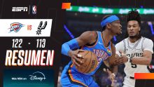 ¡El Thunder reaccionó en el segundo juego e igualó la serie ante los Spurs!
