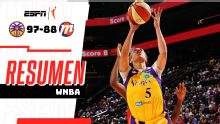 Dearica Hamby lidera el triunfo de Sparks con doble-doble ante Mercury