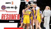 Sparks sorprenden a las Aces y se llevan el triunfo