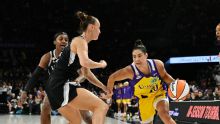 Kelsey Plum scores 38, Erica Wheeler hits clutch 3-pointer and Sparks defeat Aces 101-95