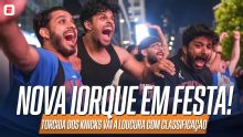 Nova Iorque é azul e laranja! VEJA a festa da torcida dos Knicks pelas ruas da cidade