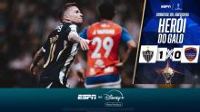 Herói da classificação! O golaço de Bernard que garantiu o Atlético-MG nas oitavas da Sul-Americana