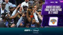 Knicks voltam à final da NBA após 27 anos e um dos jogos pode coincidir com importante data de Copa do Mundo; VEJA