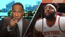 Stephen A. fired up over Mitchell Robinson's pinkie injury
