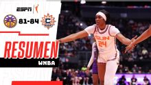¡Las Connecticut Sun consiguen su segunda victoria de la temporada al derrotar 84-79 a las Los Angeles Sparks!