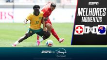 Com gols praticamente iguais, Suíça e Austrália empatam em último amistoso antes da Copa do Mundo