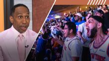 Stephen A. can't contain his excitement for Spurs-Knicks in MSG in Game 3