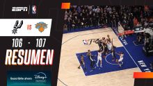 ¡Los Knicks y la mayor remontada de la historia para derrotar 107-106 a San Antonio en un final para el infarto!