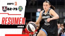 Gabriela Jaquez sumó minutos en la derrota del Sky ante las Dream